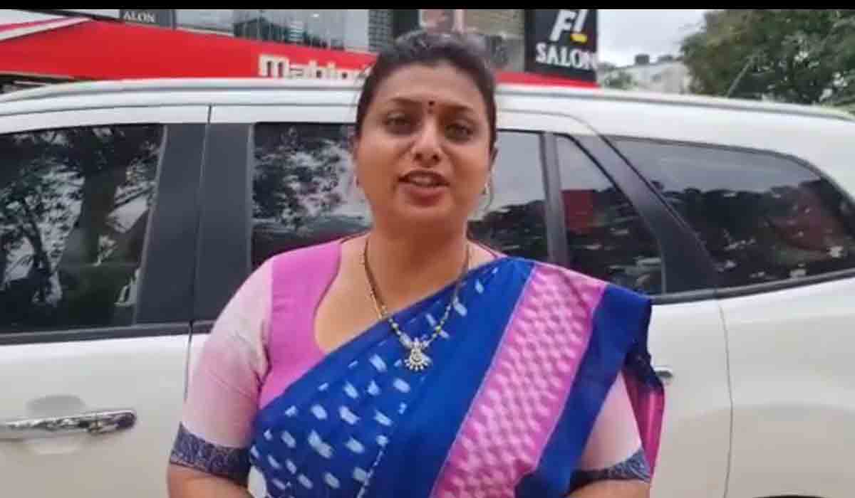 చంద్ర‌బాబు ఏడుపుతో నేను చాలా హ్యాపీ.. రోజా సంచ‌ల‌న వ్యాఖ్య‌లు