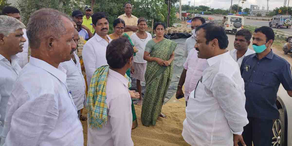 ప్రత్యామ్నాయ పంటలు సాగు చేయాలి : ఎమ్మెల్యే ఆల