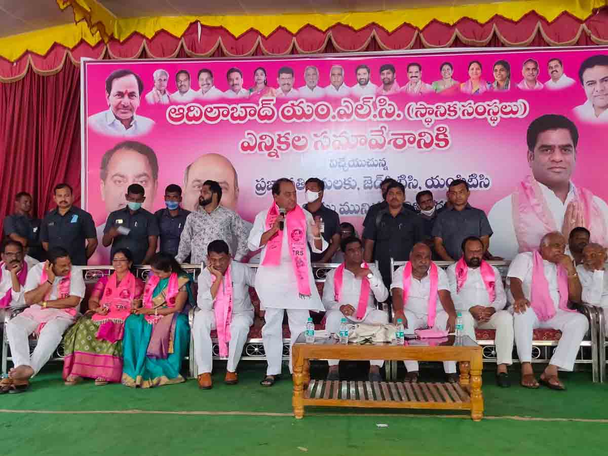 ఎమ్మెల్సీ ఎన్నికల్లో భారీ మెజార్టీతో గెలుస్తాం : మంత్రి ఇంద్రకరణ్‌రెడ్డి