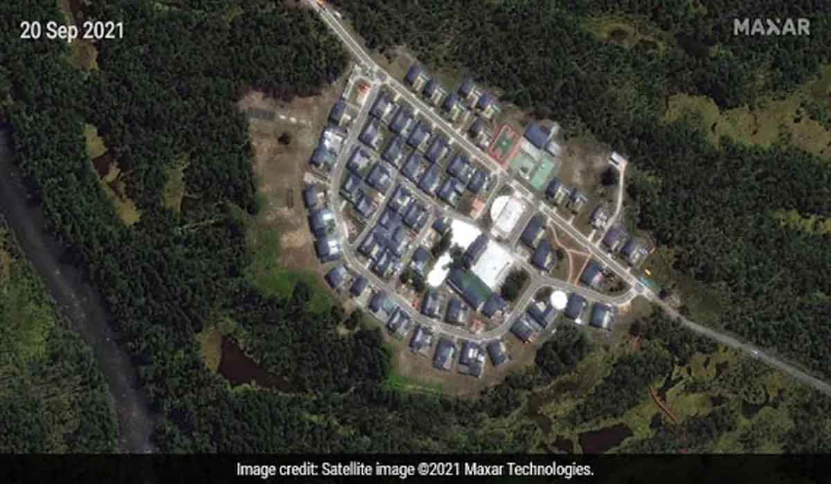 అరుణాచ‌ల్‌లో 60 బిల్డింగ్‌లు నిర్మించిన‌ చైనా.. కొత్త శాటిలైట్ చిత్రాలివే