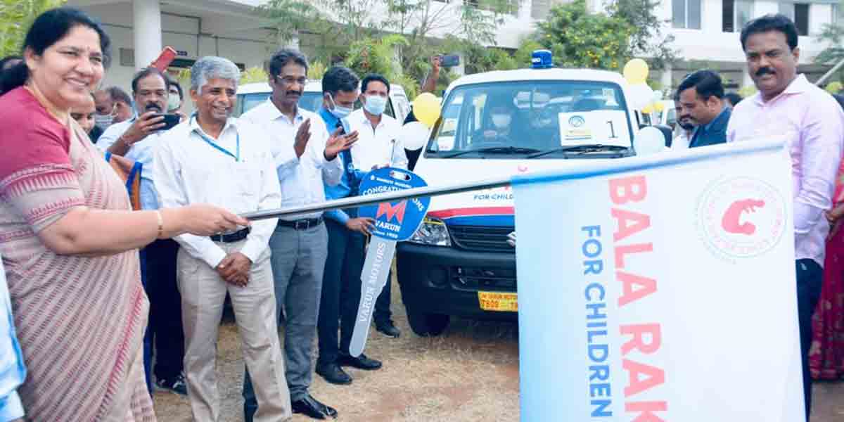 Bala Rakshak | బాల రక్షక్ వాహనాలను ప్రారంభించిన మంత్రి సత్యవతి