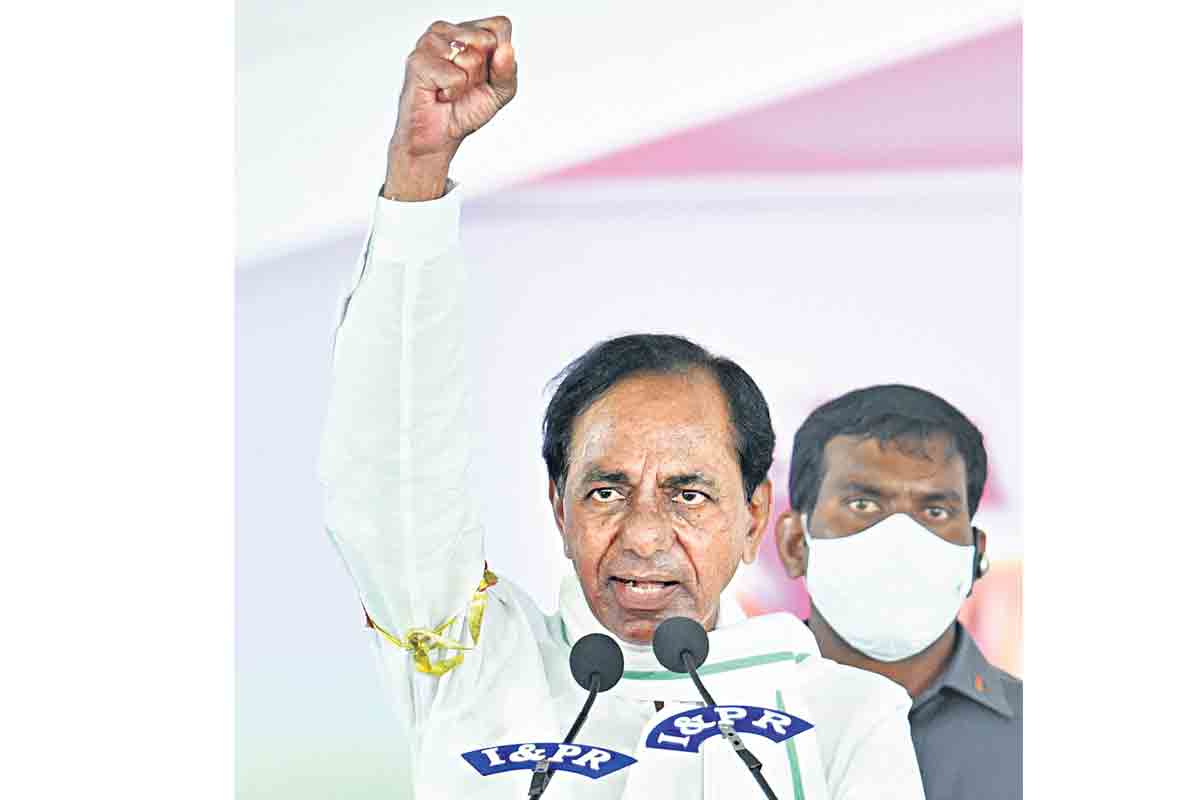 సాగు చ‌ట్టాల‌పై గ‌ర్జించిన సీఎం కేసీఆర్