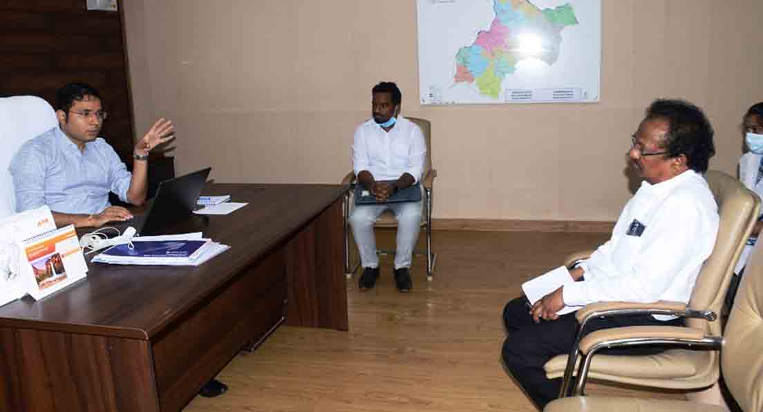 Collector | పేద ప్రజలకు సేవ చేయడం అదృష్టంగా భావించాలి: జిల్లా కలెక్టర్ భవేశ్ మిశ్రా..