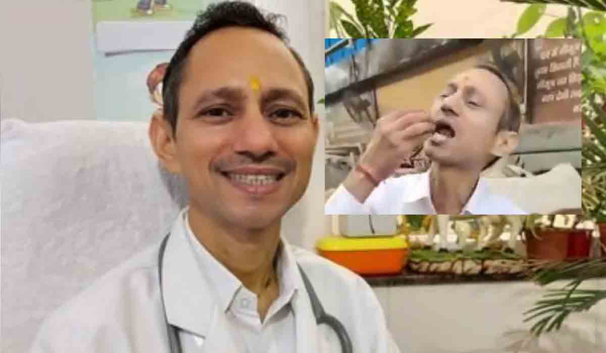 cow dung | ఆవుపేడ తిన్న హర్యానా డాక్టర్‌