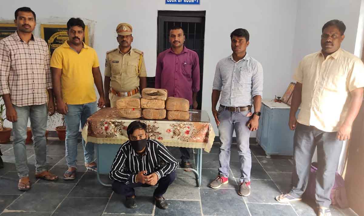 Crime | భద్రాచలంలో రూ.1లక్ష విలువైన గంజాయి పట్టివేత..