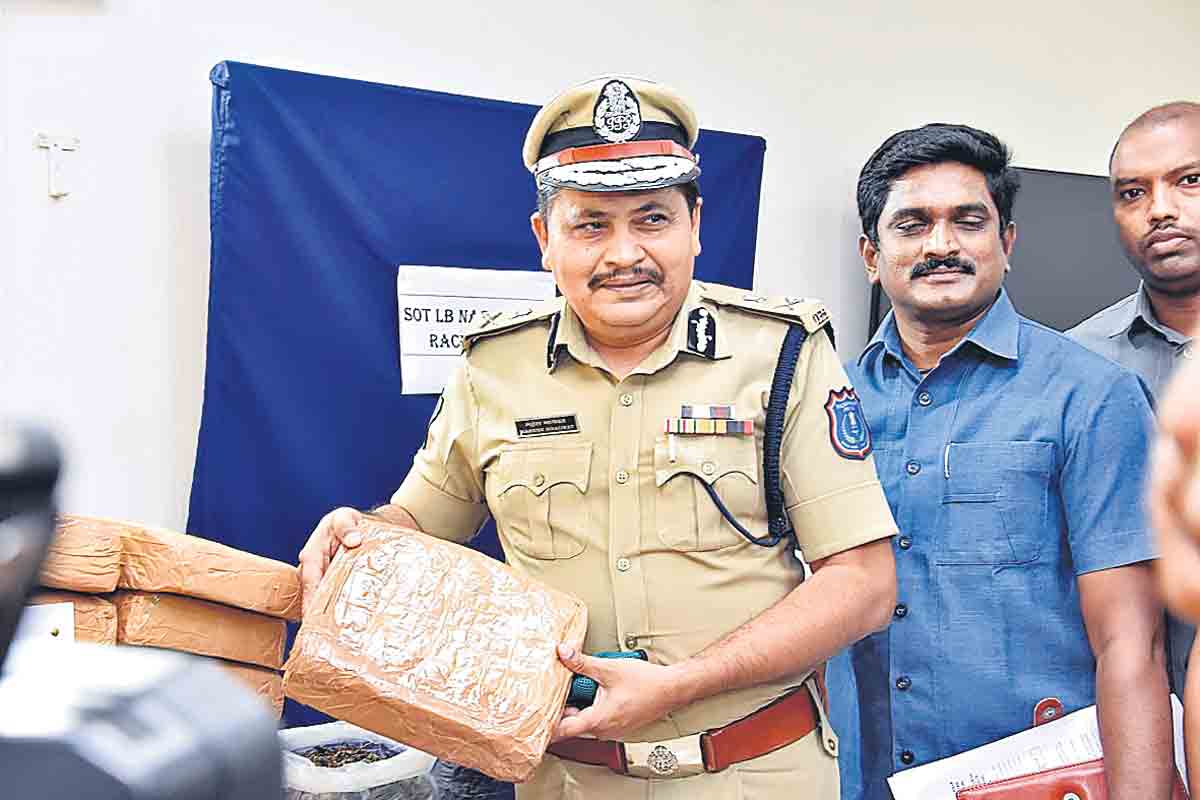 1,200 కిలోల గంజాయి స్వాధీనం