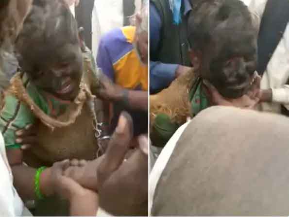 ప్రేమికుడితో పారిపోయేందుకు య‌త్నం.. బాలికకు గుండు గీయించి ఊరేగింపు