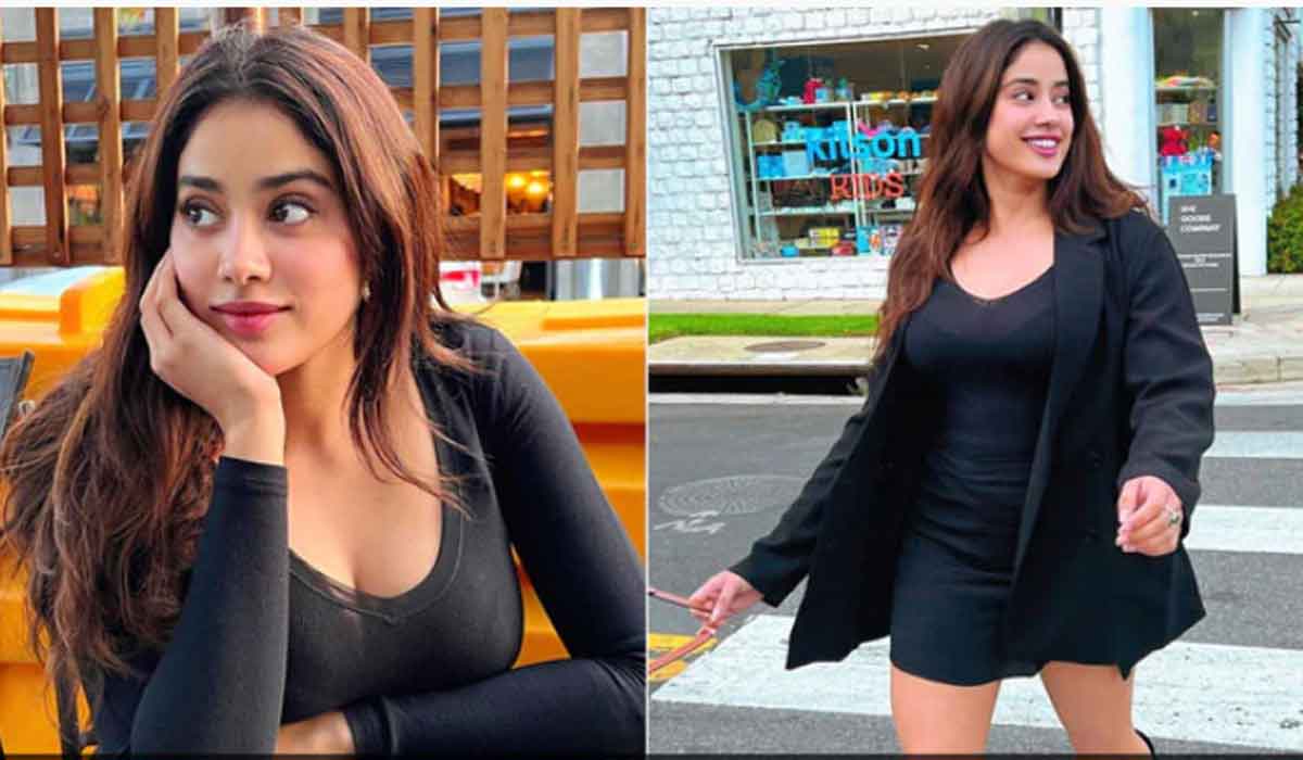 జాన్వీ క‌పూర్‌.. బ్లాక్ డ్రెస్సులో వండ‌ర్‌ఫుల్‌