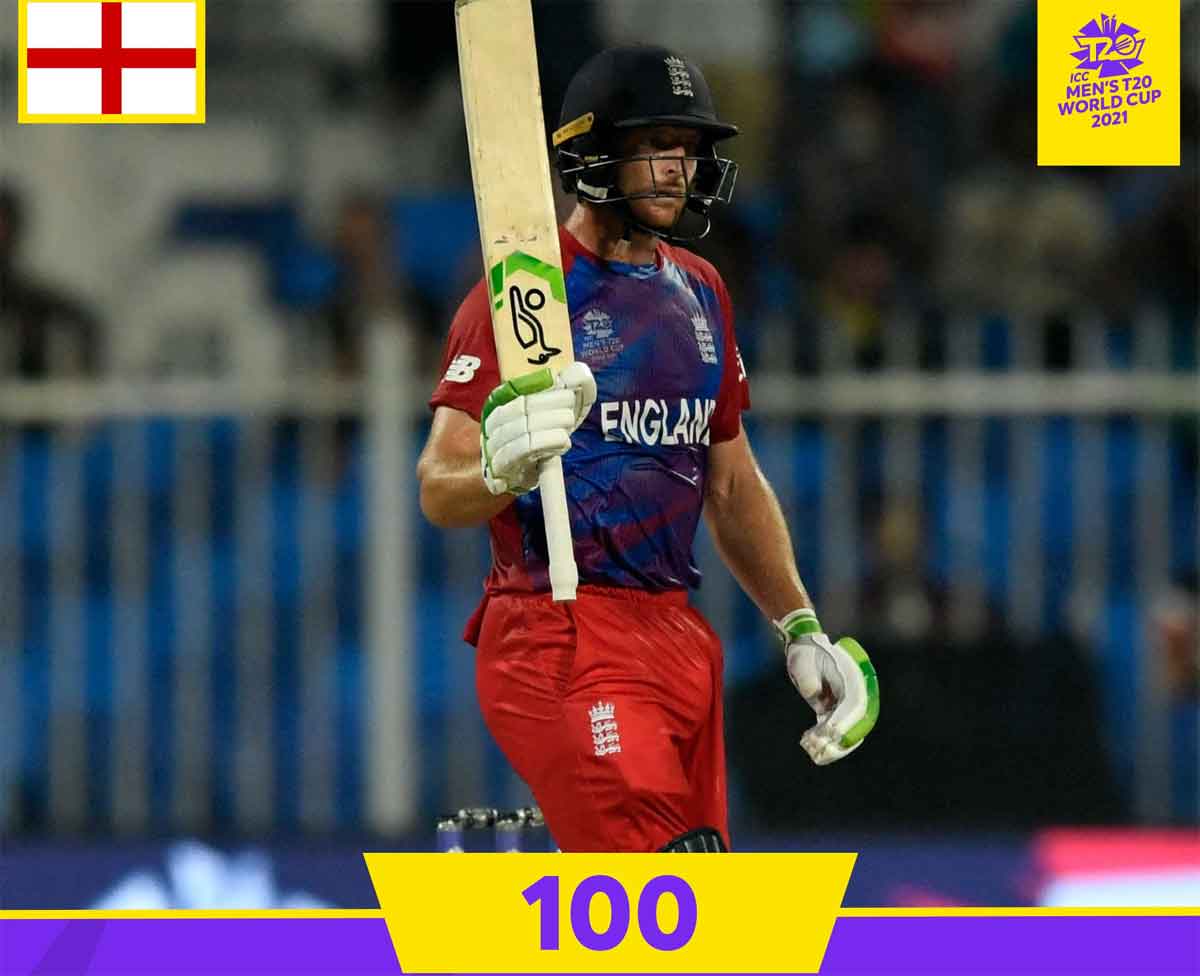 ICC T20 World Cup 2021 : టీ20 వ‌ర‌ల్డ్ క‌ప్ 2021లో ఫ‌స్ట్ సెంచ‌రీ.. బ‌ట్ల‌ర్ సరికొత్త రికార్డ్‌