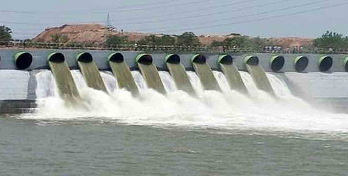 kaleswaram | కాళేశ్వరం ప్రాజెక్టు పరిధిలోని అన్నారం గేటు ఎత్తి వేత..