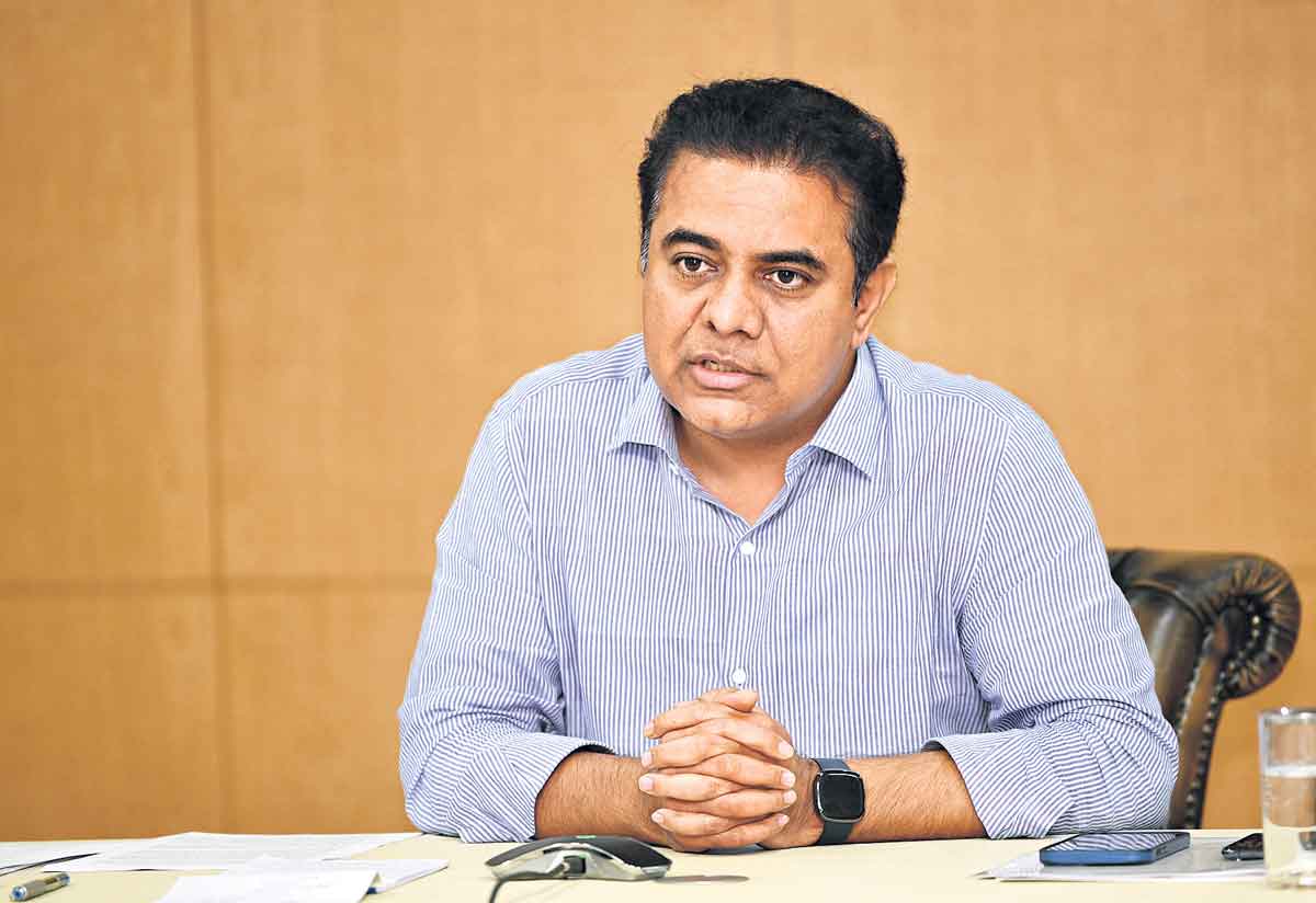 మ. 3 గంట‌ల‌కు కేంద్రమంత్రి గోయ‌ల్‌తో మంత్రి కేటీఆర్ బృందం భేటీ