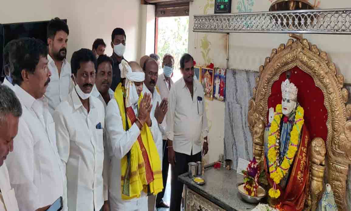 MLA | సాయి బాబా ఆలయంలో ఎమ్మెల్యే మెచ్చా ప్రత్యేక పూజలు..