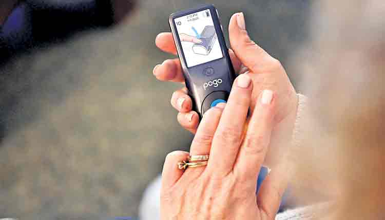 బటన్‌ నొక్కగానే గ్లూకోజ్‌ స్థాయి