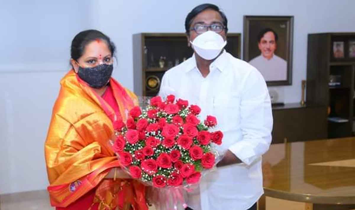 MLC Kavitha | ఎమ్మెల్సీ కవితకు శుభాకాంక్షలు తెలిపిన మంత్రి పువ్వాడ..