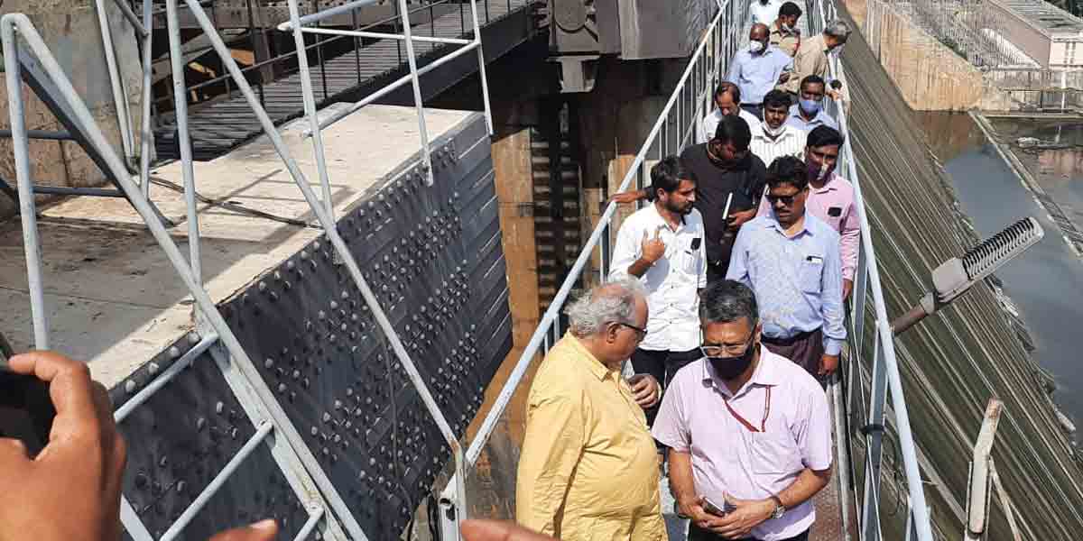 Nallagonda | సాగర్‌లో రెండో రోజు కేఆర్ఎంబీ బృందం పర్యటన