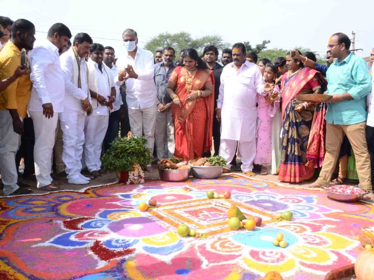 Siddipet | కొండ పోచమ్మను దర్శించుకున్న మంత్రి హరీశ్ రావు