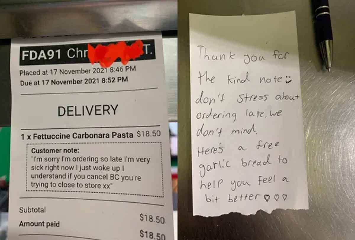 చివ‌రి నిమిషంలో ఫుడ్ ఆర్డ‌ర్ చేశాడు.. రెస్టారెంట్ ఏం డెలివ‌రీ చేసిందో తెలుసా?