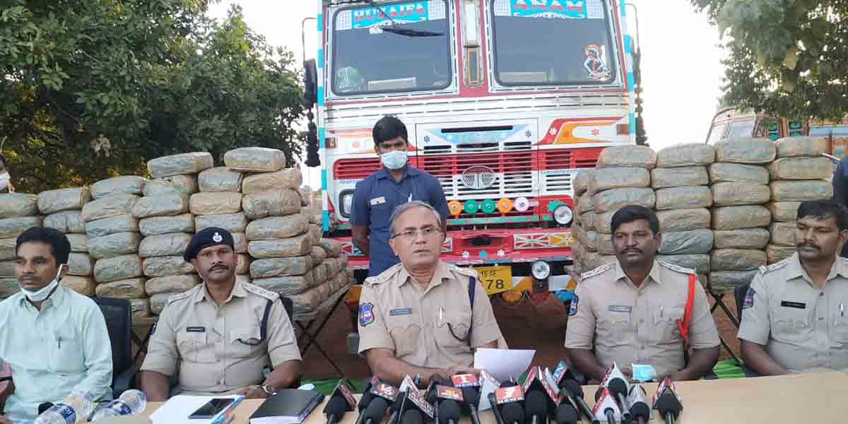 సంగారెడ్డి జిల్లాలో భారీగా గంజాయి పట్టివేత