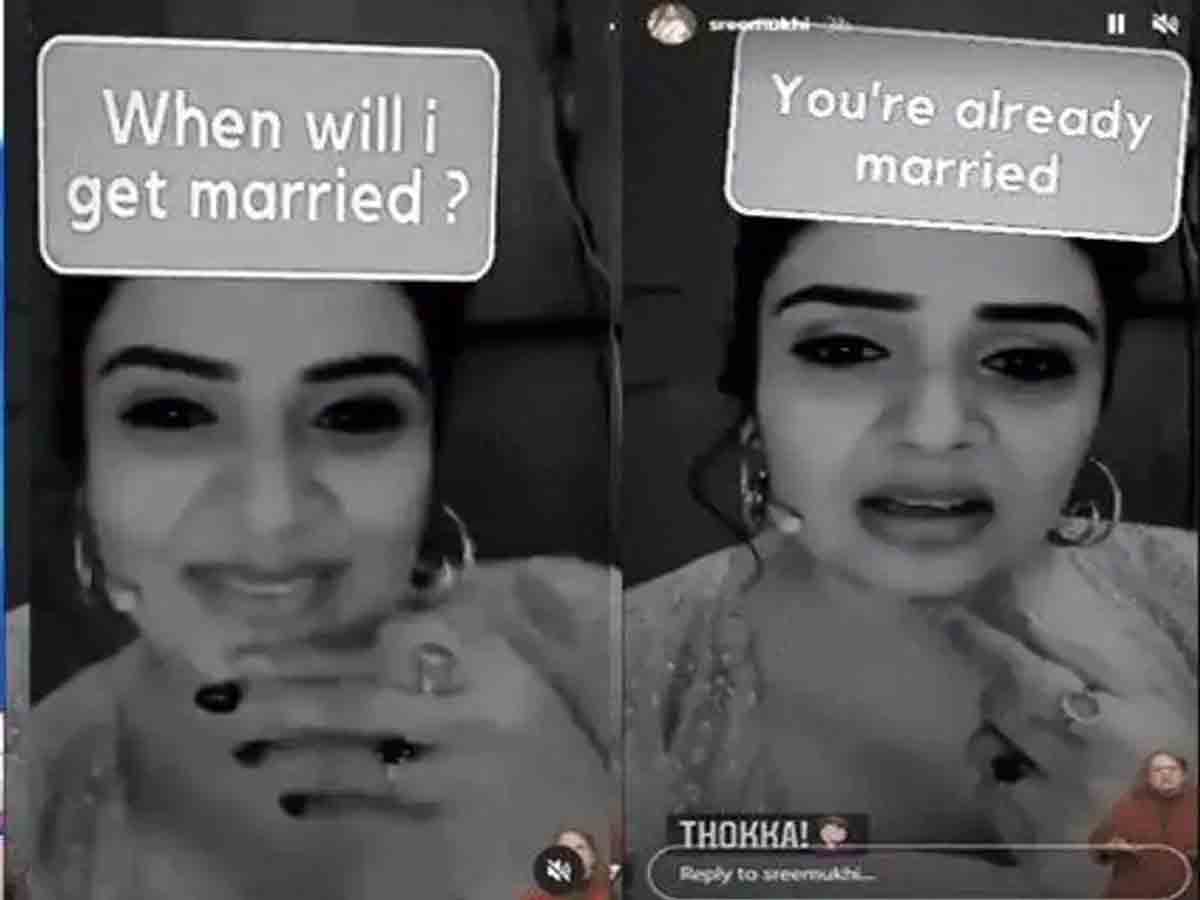 Sreemukhi: శ్రీముఖికి పెళ్లైందా.. షాక్లో అభిమానులు..!