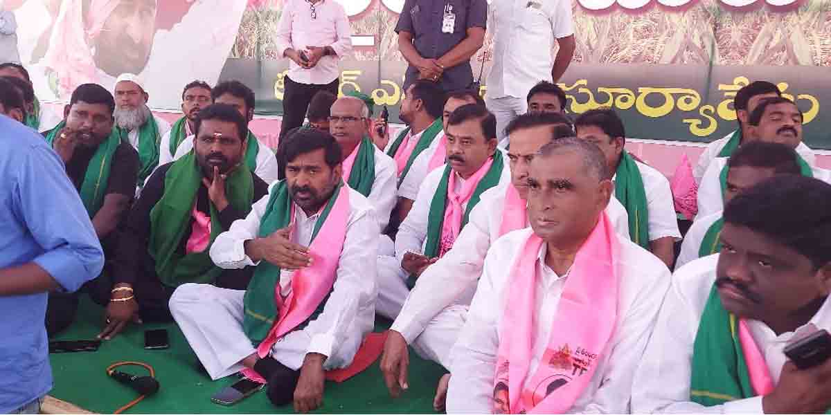 Trs Dharna | తెలంగాణ రైతులపై కేంద్రం కక్ష్య కట్టింది : మంత్రి జగదీష్‌రెడ్డి