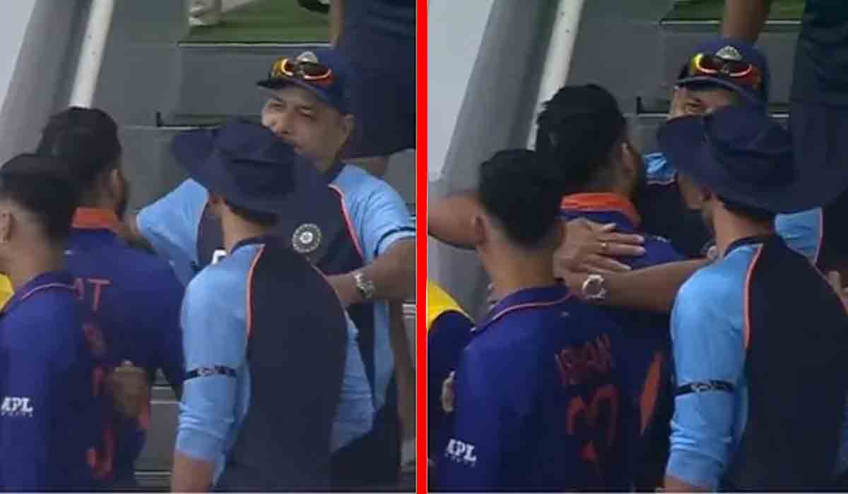 నమీబియా మ్యాచ్‌ అనంతరం కౌగిలించుకున్న రవిశాస్త్రి, కోహ్లీ.. నెట్టింట ఫొటోలు వైరల్