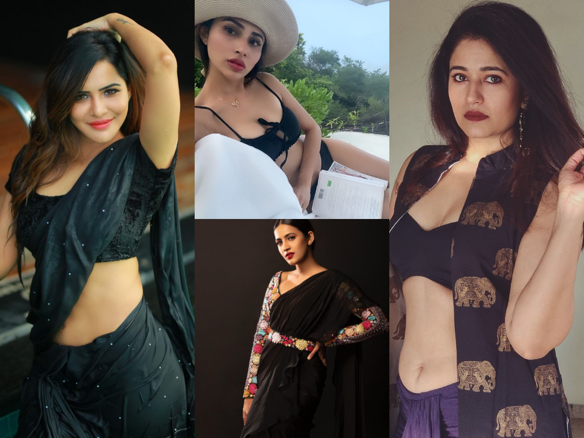 Instagram Updates: బ్లాక్ డ్రెస్‌లో మ‌తిపోగోడుతున్న హీరోయిన్స్