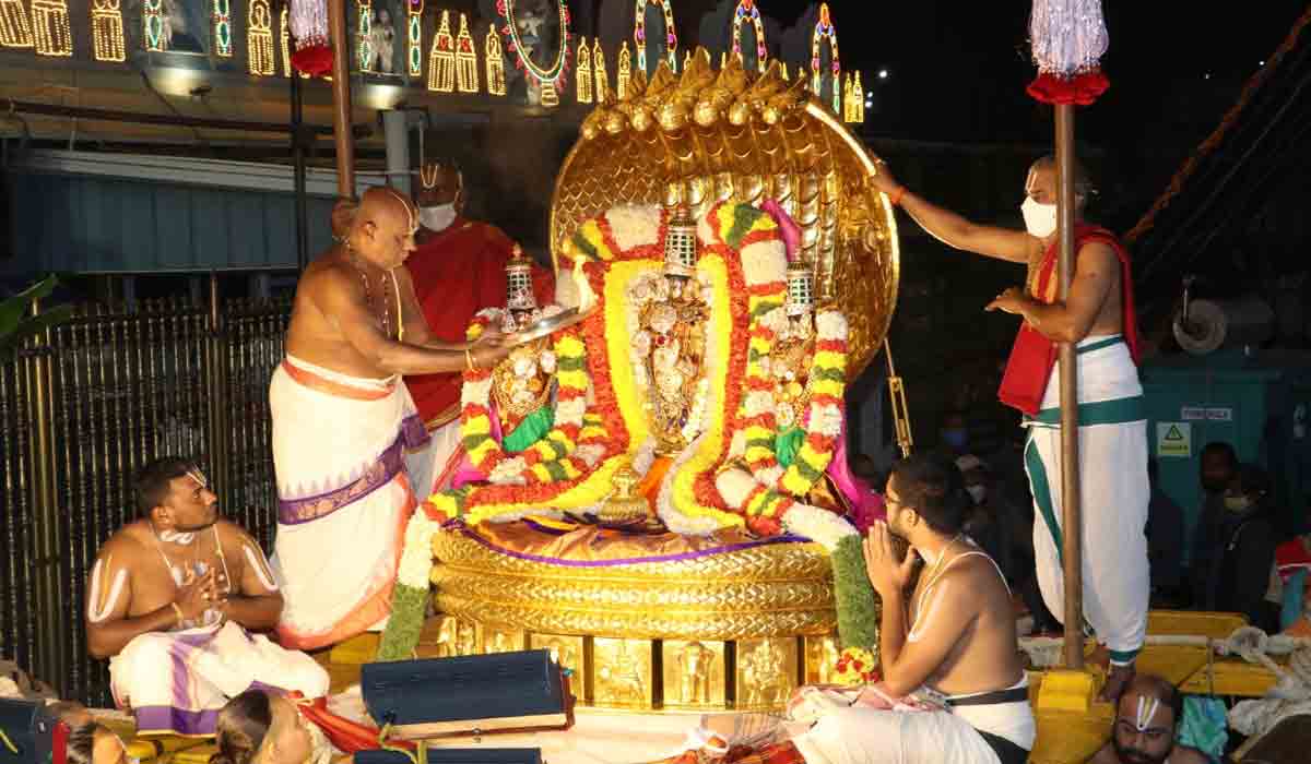Tirumala | పెద్దశేష వాహనంపై శ్రీ మ‌ల‌య‌ప్ప క‌టాక్షం