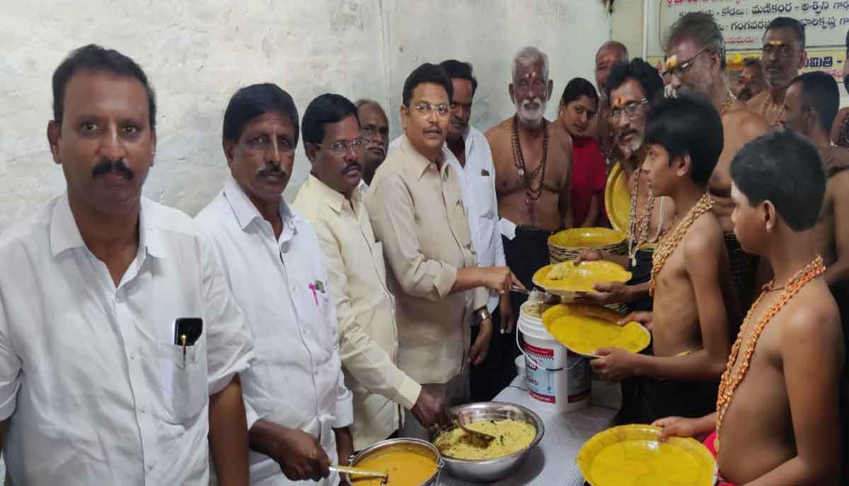 Khammam | అన్నదానానికి దాతల సహకారం అభినందనీయం: జడ్పీ చైర్మన్ కమల్ రాజు..