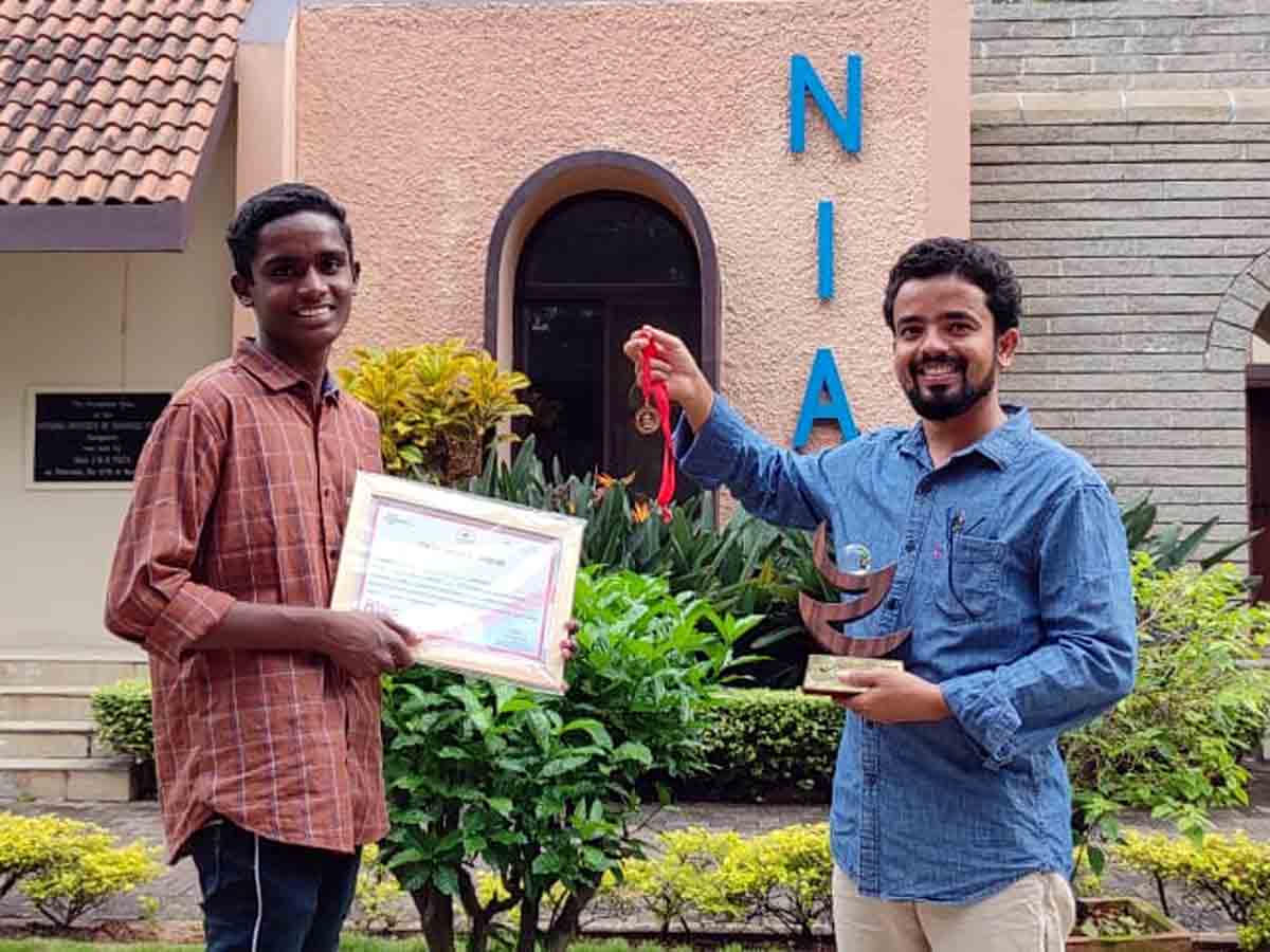 Kodangal : ఇన్స్​​‍ఫైర్‌ పోటీల్లో అశోక్‌కు కాంస్యం..