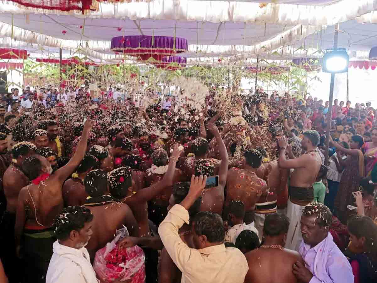 Vikarabad : ఎన్కతలలో ఘనంగా అయ్యప్ప పడి పూజ..