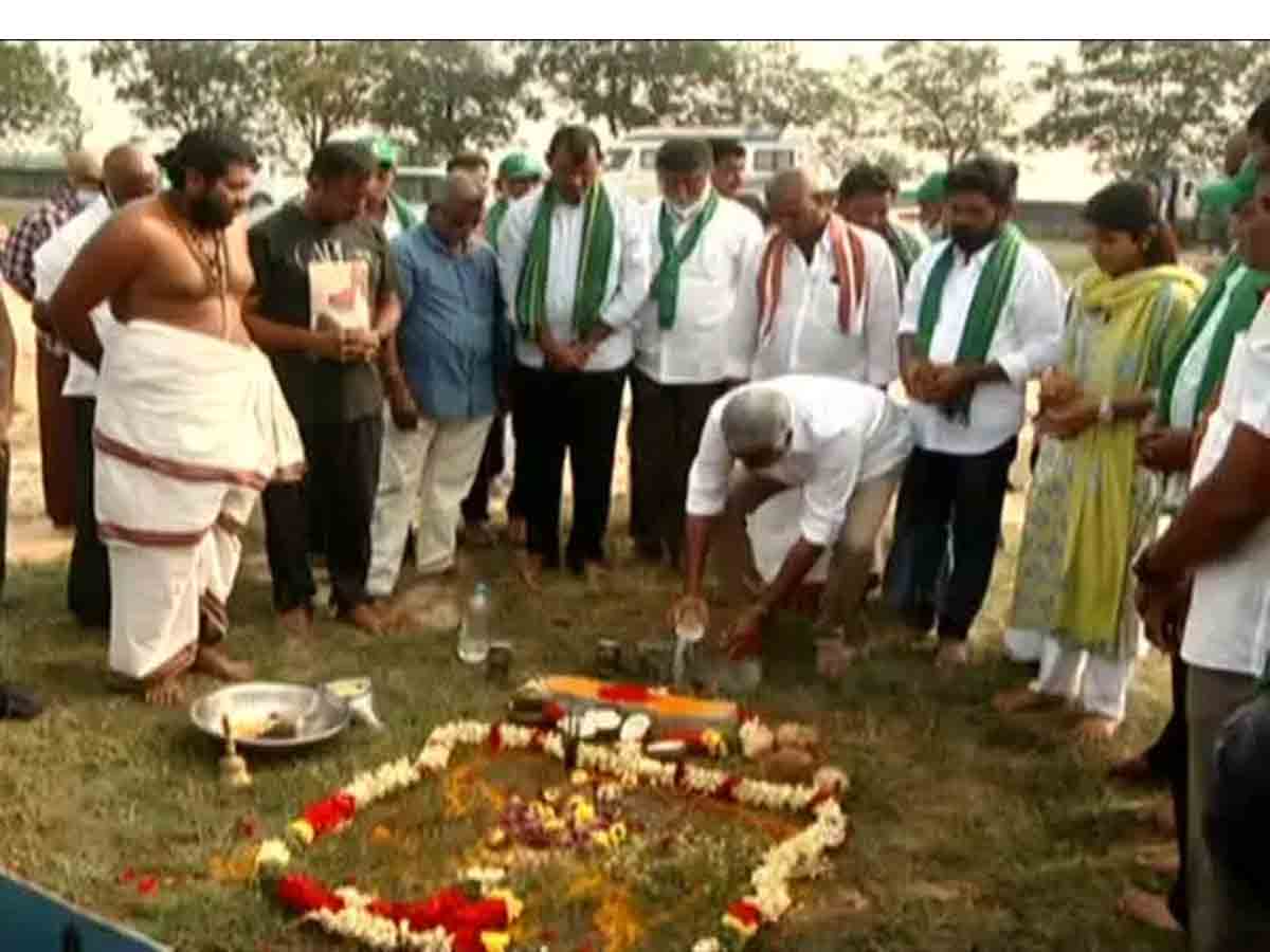 తిరుపతిలో చురుకుగా బహిరంగ సభకు ఏర్పాట్లు..