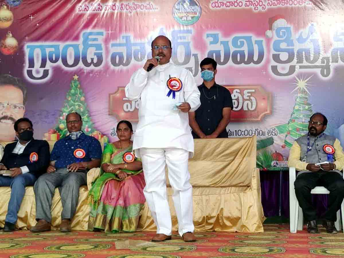 Rangareddy : కైస్తవుల సంక్షేమానికి కృషి.. ఎమ్మెల్యే మంచిరెడ్డి కిషన్‌రెడ్డి