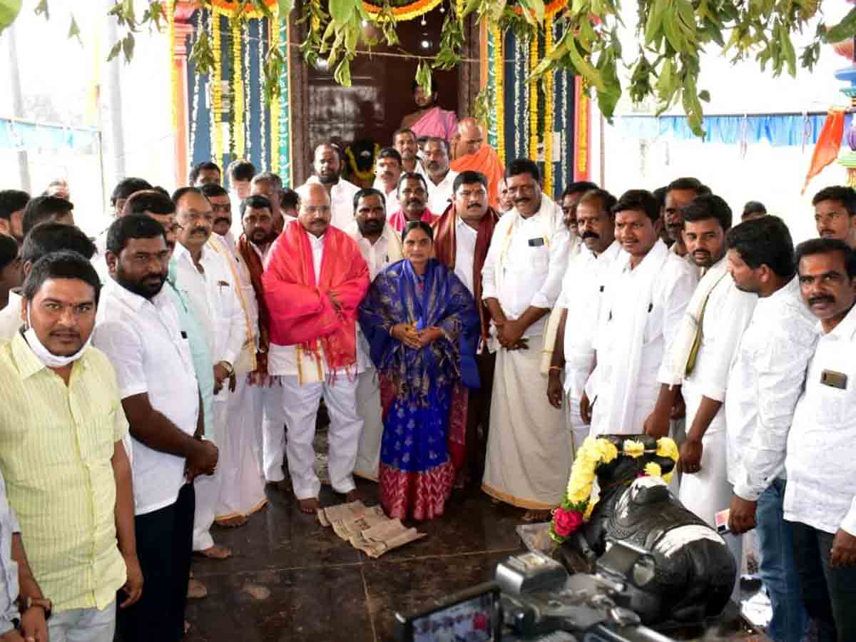 Rangareddy : దేవాలయాల అభివృద్ధికి కృషి.. ఎమ్మెల్యే మంచిరెడ్డి కిషన్‌రెడ్డి