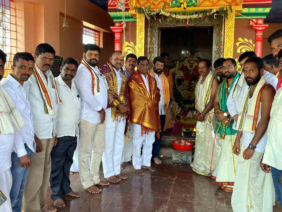 Rangareddy : దైవ చింతనతోనే మానసిక ప్రశాంతత.. ఎమ్మెల్యే అంజయ్యయాదవ్‌