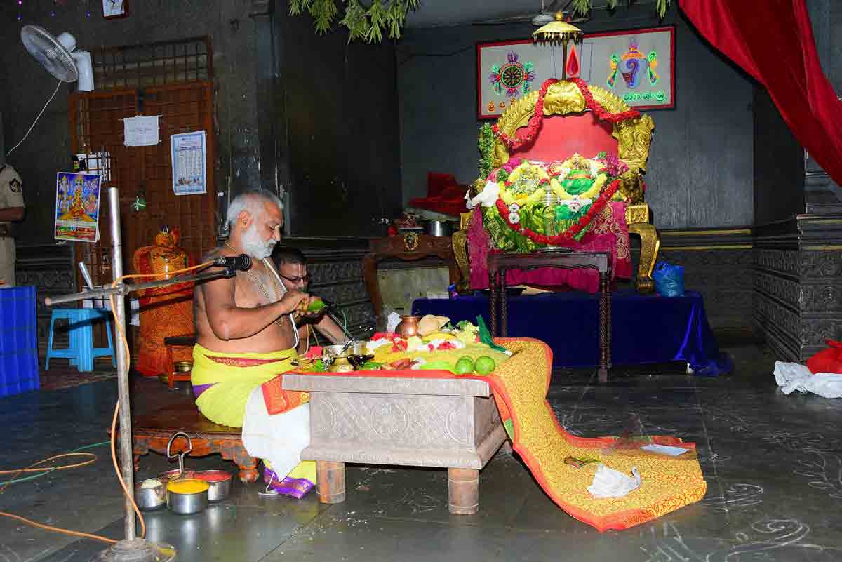 యాదాద్రిలోవిశేష పూజలు