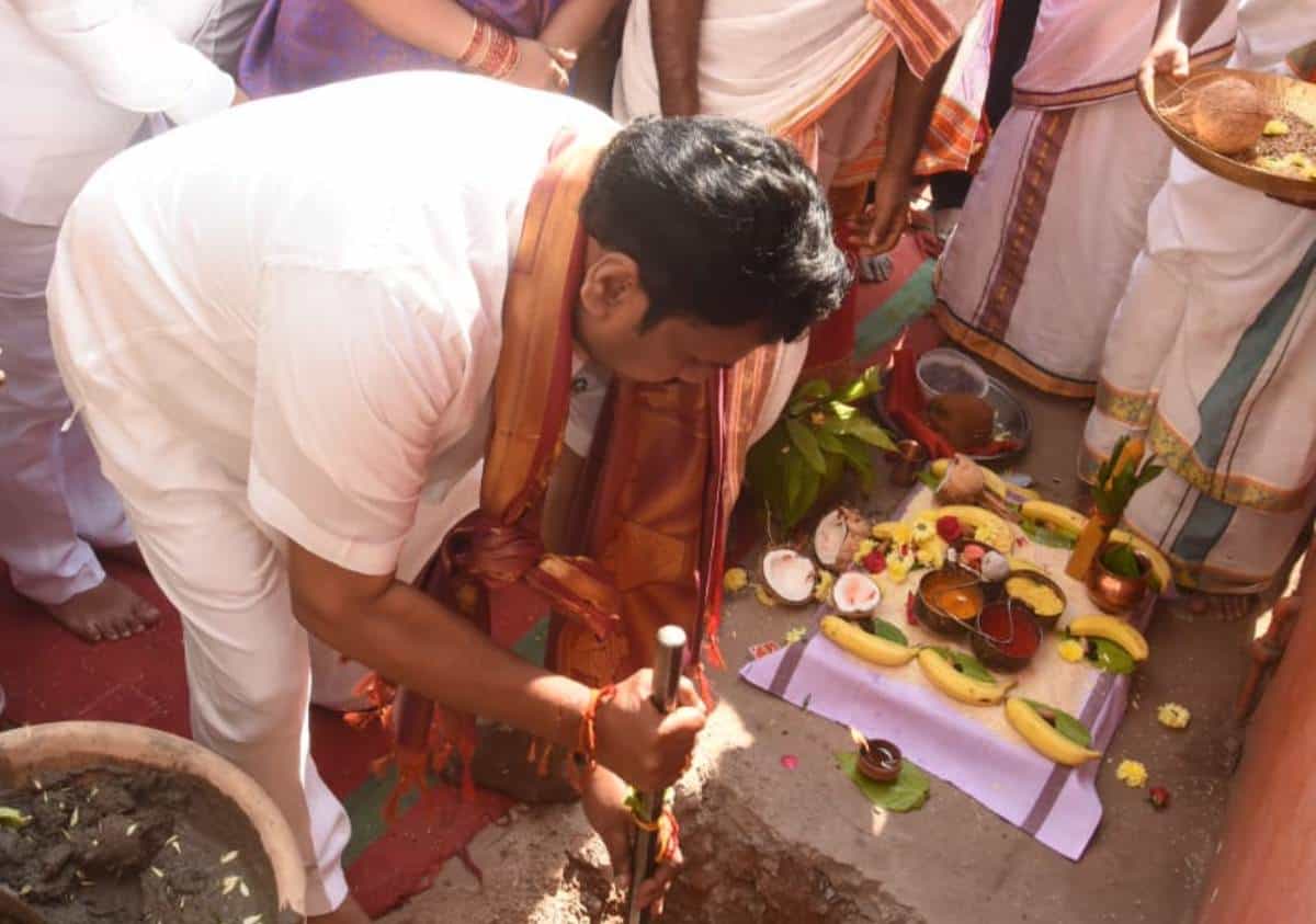 Hanuman temple | హనుమాన్‌ ఆలయ పనులకు త‌ల‌సాని భూమిపూజ