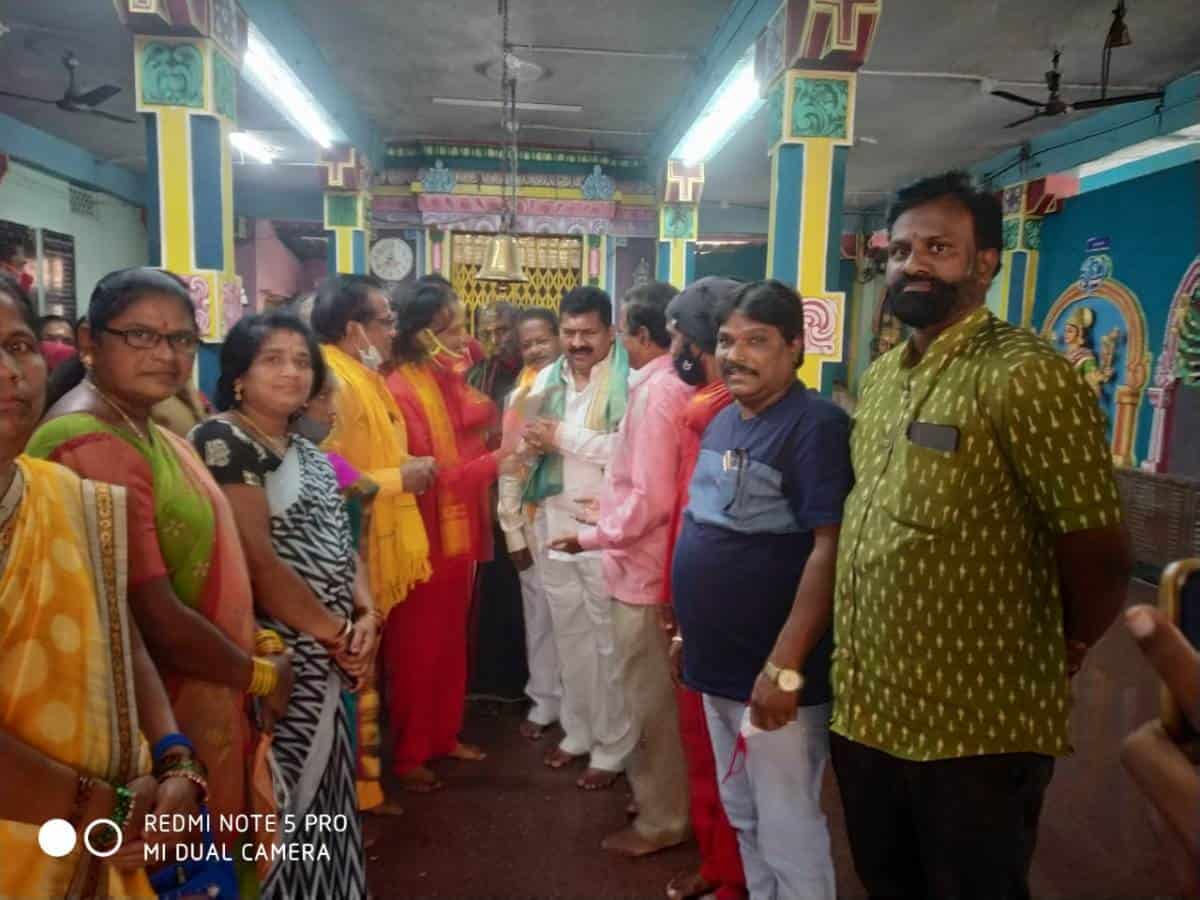 Bhavani diksha | భక్తి భావనతోనే మానసిక ప్రశాశాంతత : ఎమ్మెల్యే ముఠా గోపాల్‌