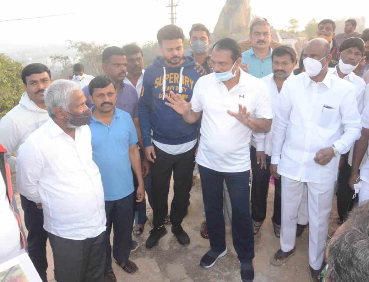 Veeranna Gutta | వీరన్నగుట్ట శివాల‌యం అభివృద్ధికి రూ.10 కోట్లు : దేవిరెడ్డి సుధీర్‌రెడ్డి