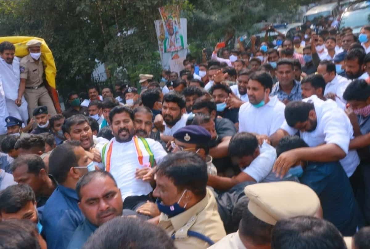 Revant reddy | జూబ్లీహిల్స్లో రేవంత్రెడ్డి అరెస్ట్..ఉద్రిక్తత