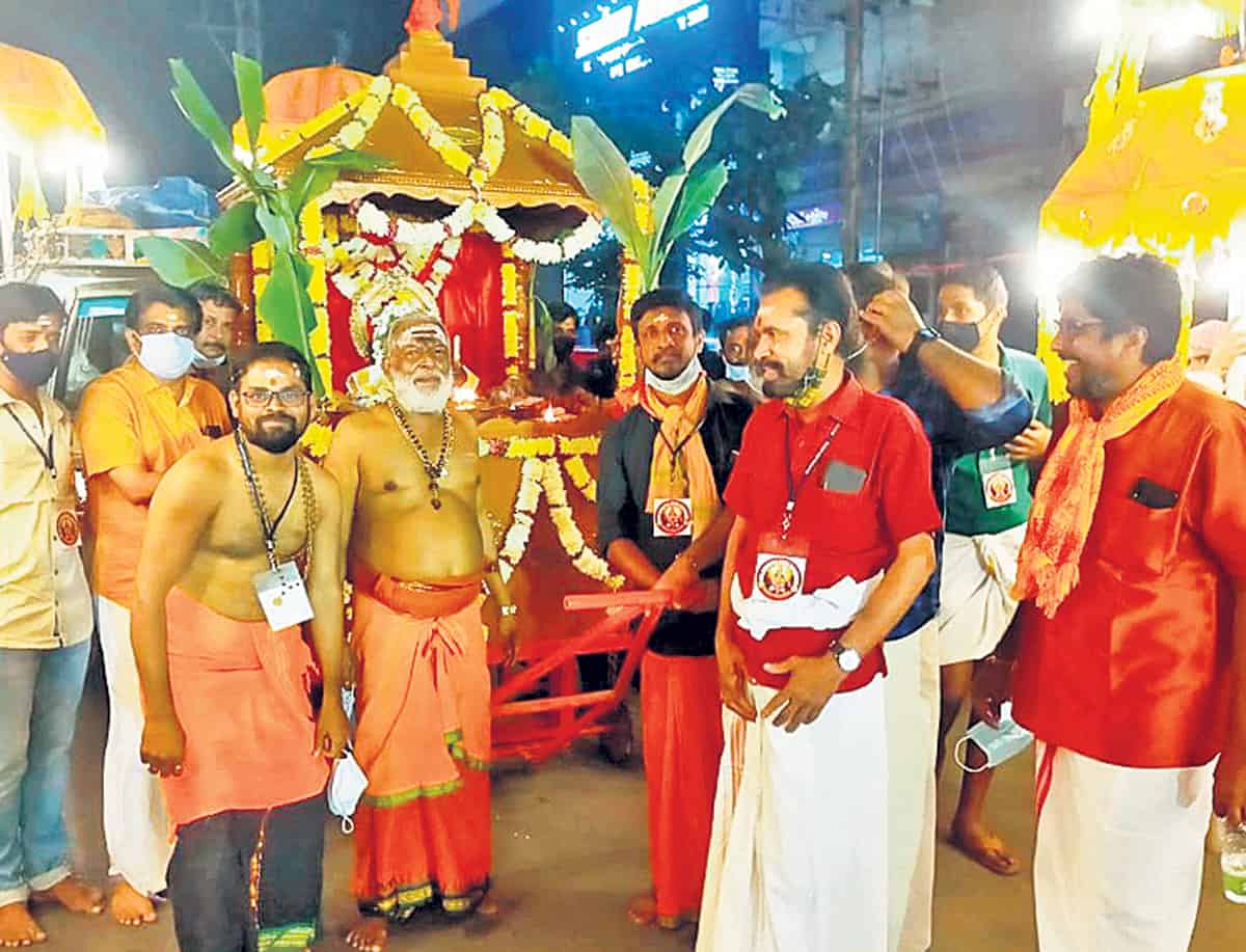 Ayyapa pooja | ఘనంగా అయ్యప్పస్వామి మండల పూజ