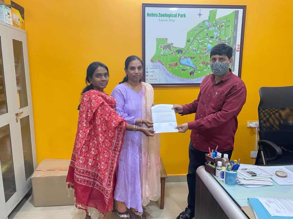 PJR Foundation | జూలో మృగరాజును దత్తత తీసుకున్న పీజేఆర్‌ ఫౌండేషన్‌