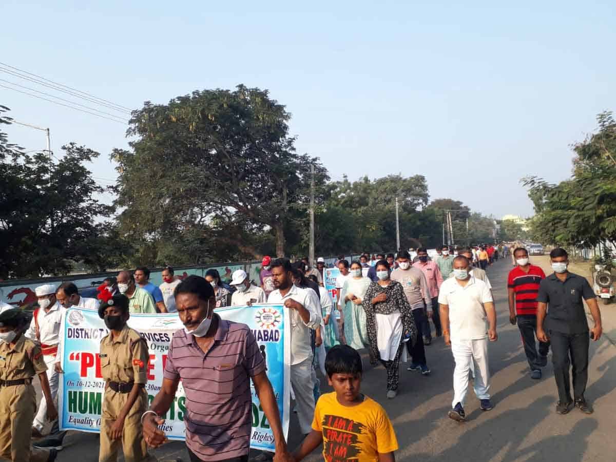జిల్లా కేంద్రంలో ‘పీస్‌వాక్‌’