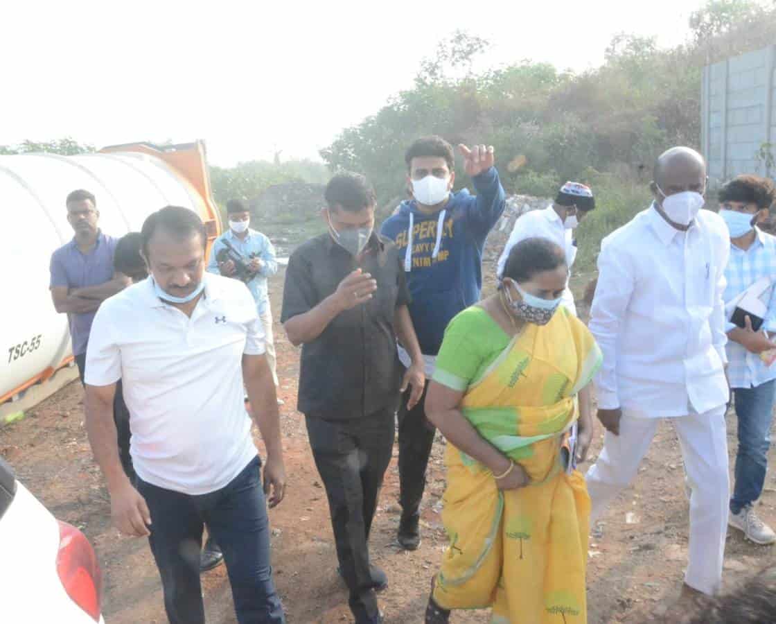 Flower garden | పాత డంపింగ్‌ యార్డులో ఫ్లవర్‌ గార్డెన్‌ ఏర్పాటు : ఎమ్మెల్యే దేవిరెడ్డి సుధీర్‌రెడ్డి