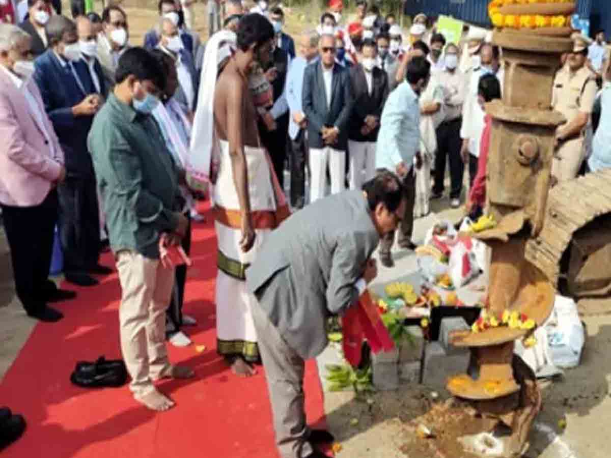 AP High Court: ఏపీ హైకోర్టు అదనపు భవనానికి శంకుస్థాపన