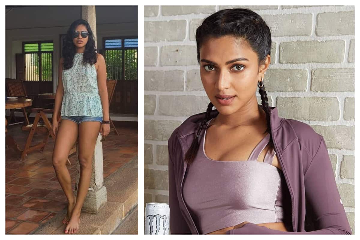 Amala Paul | పొట్టి నిక్కర్‌లో అమలా పాల్ అందాలు..