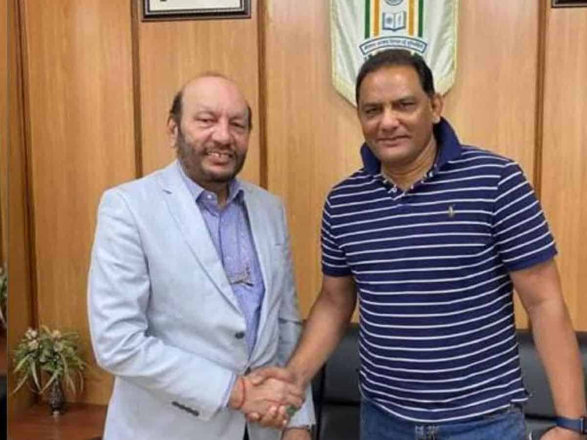 Azar met Urdu VC: ఉర్దూ వర్శిటీ వీసీతో అజారుద్దీన్‌ భేటీ