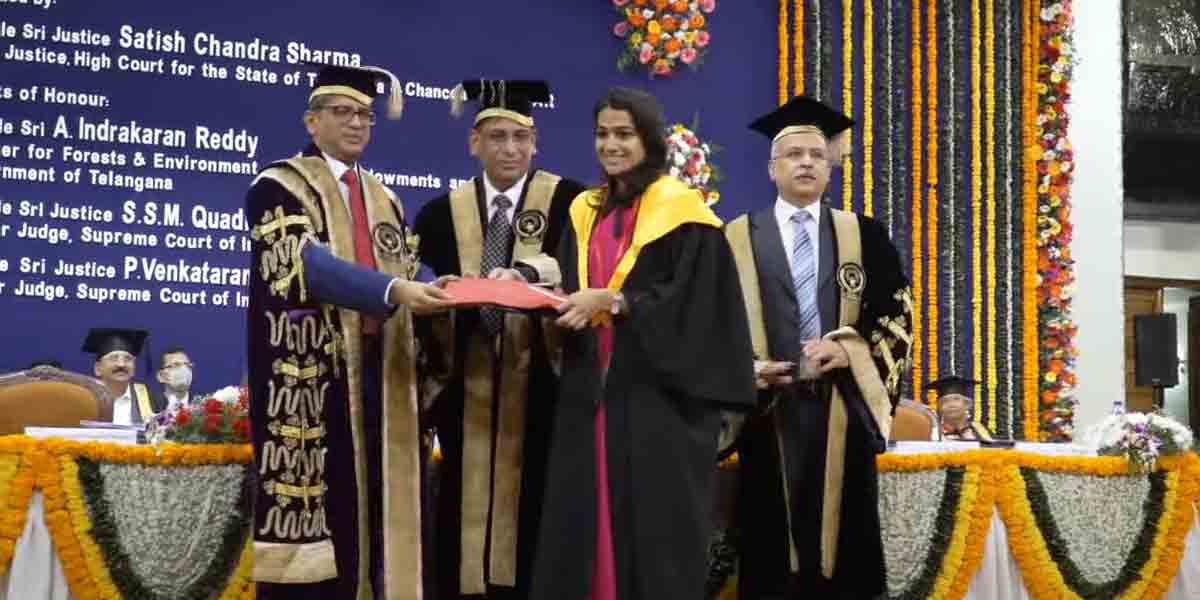 నల్సార్‌ యూనివర్సిటీ స్నాతకోత్సవం.. హాజరైన సీజేఐ ఎన్వీ రమణ