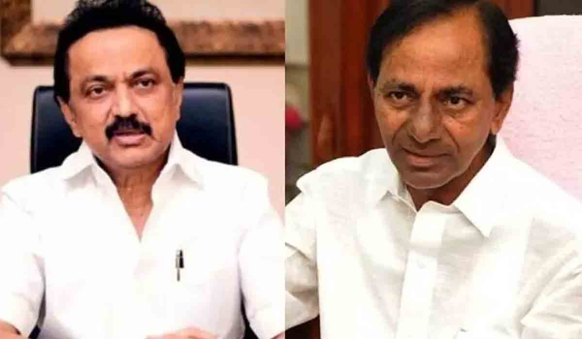 మ‌రికాసేప‌ట్లో సీఎం స్టాలిన్‌తో ముఖ్య‌మంత్రి కేసీఆర్ భేటీ