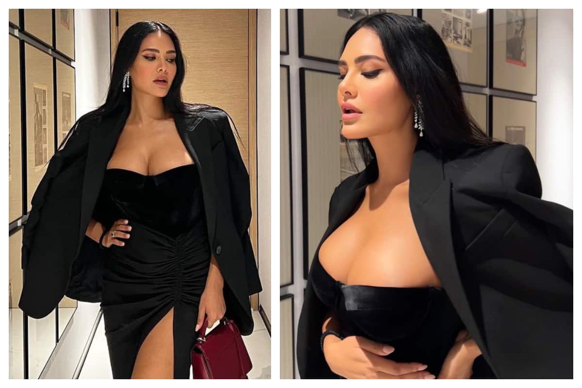 Esha Gupta | బ్లాక్ డ్రెస్‌లో ఇషా గుప్తా గ్లామరస్ ఫొటోస్..