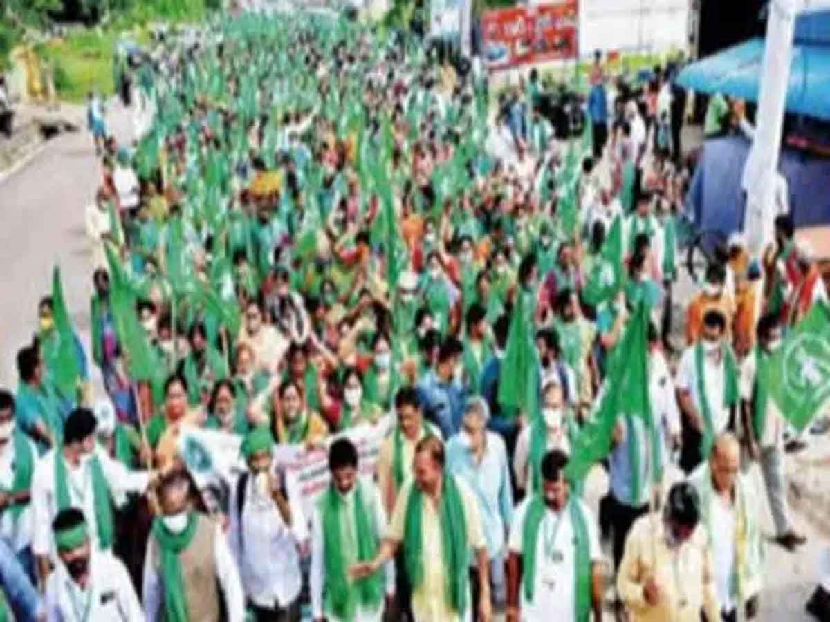 Maha Padayatra : 36 వ రోజుకు చేరిన రైతుల పాదయాత్ర